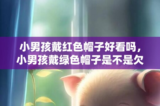 小男孩戴红色帽子好看吗，小男孩戴绿色帽子是不是欠好（戴绿色帽子）