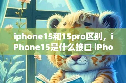 iphone15和15pro区别，iPhone15是什么接口 iPhone15接口