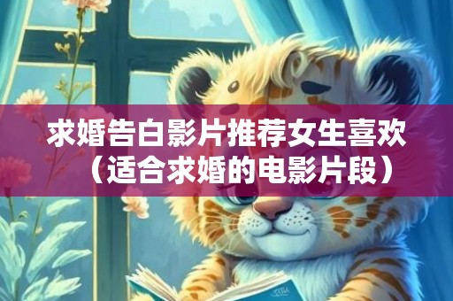 求婚告白影片推荐女生喜欢（适合求婚的电影片段）