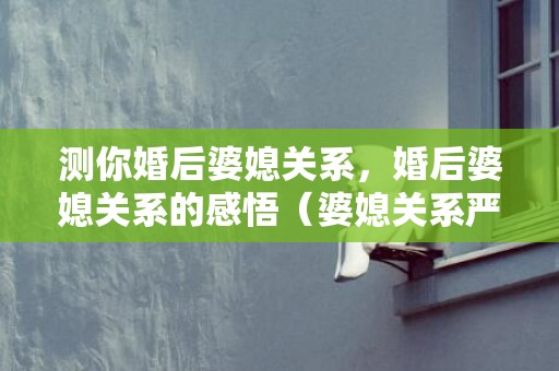 测你婚后婆媳关系，婚后婆媳关系的感悟（婆媳关系严重须要离婚吗）