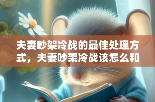 夫妻吵架冷战的最佳处理方式，夫妻吵架冷战该怎么和解  注意这些细节让感情越吵越深，两夫妻吵架怎么和解
