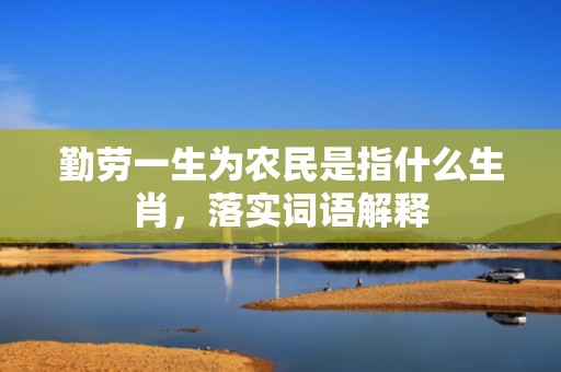 勤劳一生为农民是指什么生肖，落实词语解释