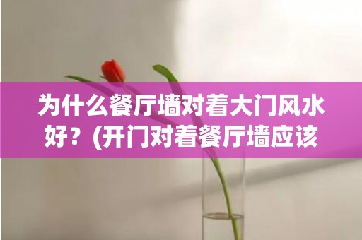 为什么餐厅墙对着大门风水好？(开门对着餐厅墙应该如何)