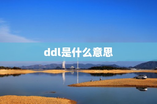 ddl是什么意思