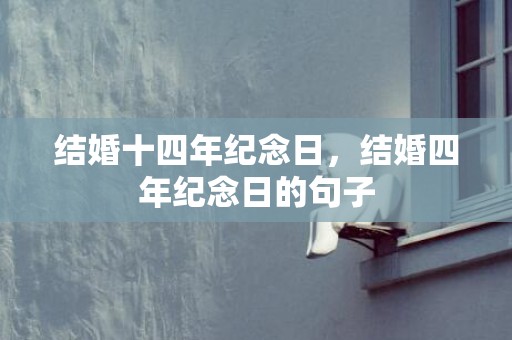 结婚十四年纪念日，结婚四年纪念日的句子