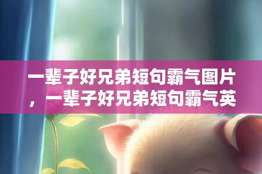 一辈子好兄弟短句霸气图片，一辈子好兄弟短句霸气英语？我们是永远的兄弟英文