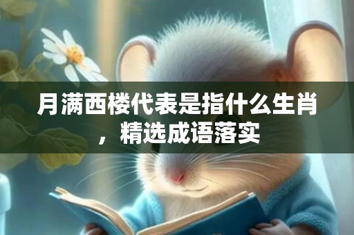 月满西楼代表是指什么生肖，精选成语落实