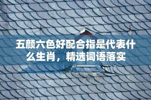 五颜六色好配合指是代表什么生肖，精选词语落实