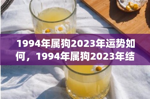 1994年属狗2023年运势如何，1994年属狗2023年结婚(94年的狗2022年结婚好吗)