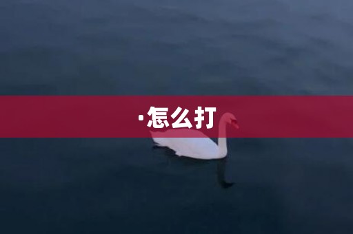 ·怎么打