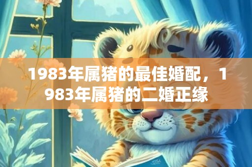 1983年属猪的最佳婚配，1983年属猪的二婚正缘