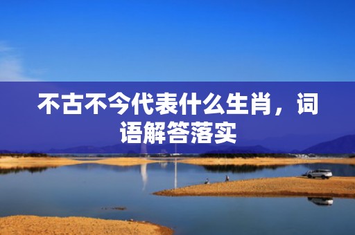 不古不今代表什么生肖，词语解答落实