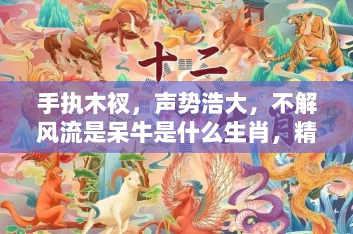 手执木衩，声势浩大，不解风流是呆牛是什么生肖，精选作答落实