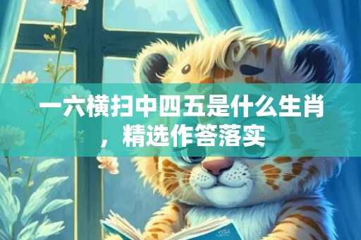 一六横扫中四五是什么生肖，精选作答落实