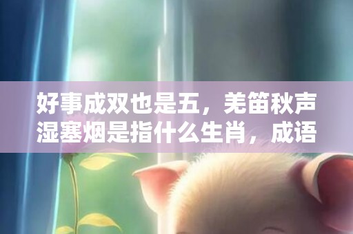 好事成双也是五，羌笛秋声湿塞烟是指什么生肖，成语解释落实