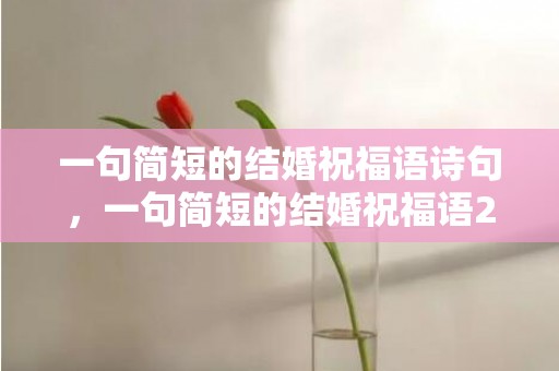 一句简短的结婚祝福语诗句，一句简短的结婚祝福语20字