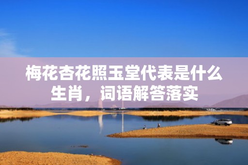 梅花杏花照玉堂代表是什么生肖，词语解答落实