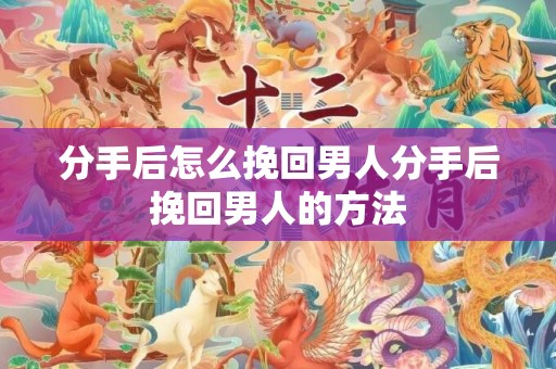 分手后怎么挽回男人分手后挽回男人的方法