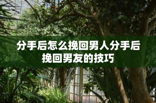 分手后怎么挽回男人分手后挽回男友的技巧