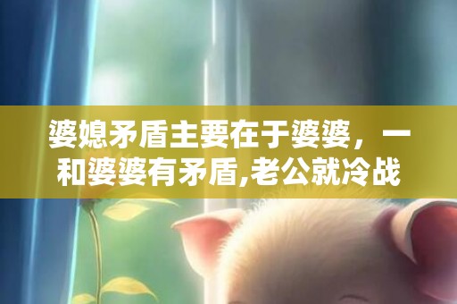 婆媳矛盾主要在于婆婆，一和婆婆有矛盾,老公就冷战怎么回事 老公和婆婆冷战怎么办