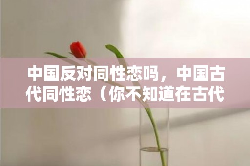 中国反对同性恋吗，中国古代同性恋（你不知道在古代有多流行）