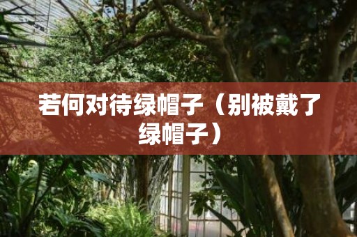 若何对待绿帽子（别被戴了绿帽子）