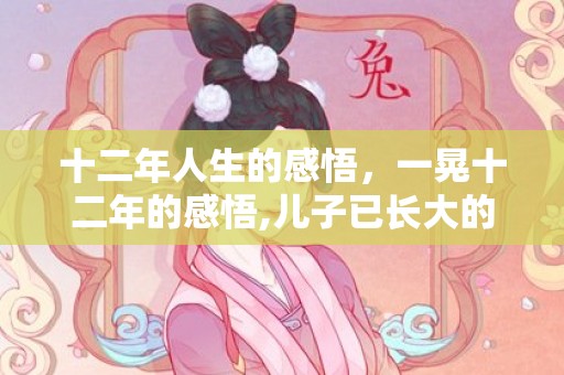 十二年人生的感悟，一晃十二年的感悟,儿子已长大的句子，转眼间儿子已长大感慨