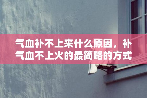 气血补不上来什么原因，补气血不上火的最简略的方式 吃什么食补才干补气血不足 气血不足食疗有哪些