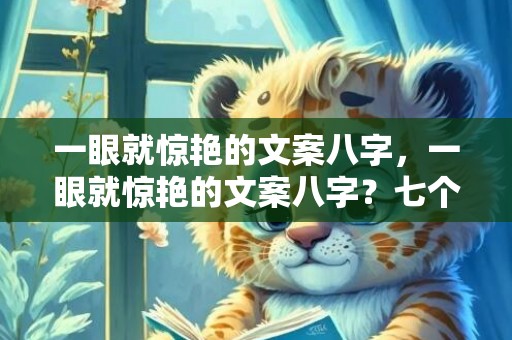 一眼就惊艳的文案八字，一眼就惊艳的文案八字？七个字的唯美文案