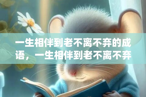 一生相伴到老不离不弃的成语，一生相伴到老不离不弃的诗句五个字怎么写的(不离不弃的古诗)