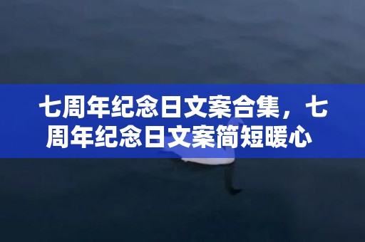 七周年纪念日文案合集，七周年纪念日文案简短暖心 关于七周年的文案