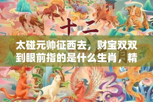 太碰元帅征西去，财宝双双到眼前指的是什么生肖，精选解答落实