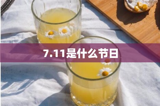 7.11是什么节日