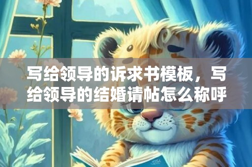 写给领导的诉求书模板，写给领导的结婚请帖怎么称呼呢？领导的请柬称呼怎么写
