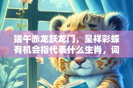端午赤龙跃龙门，呈祥彩蝶有机会指代表什么生肖，词语精选落实