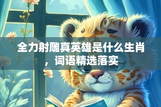 全力射雕真英雄是什么生肖，词语精选落实