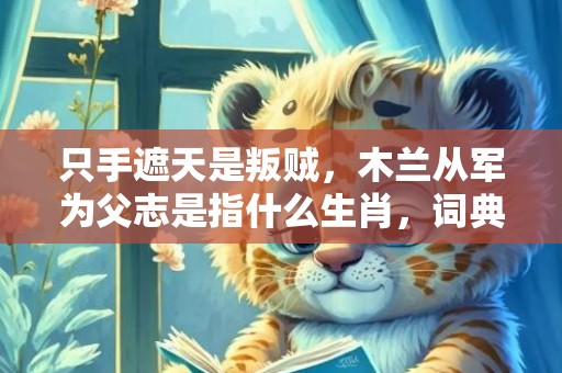 只手遮天是叛贼，木兰从军为父志是指什么生肖，词典解释