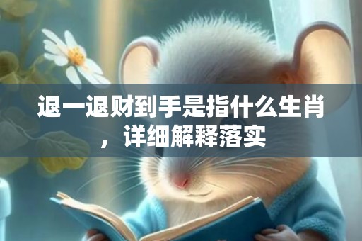 退一退财到手是指什么生肖，详细解释落实