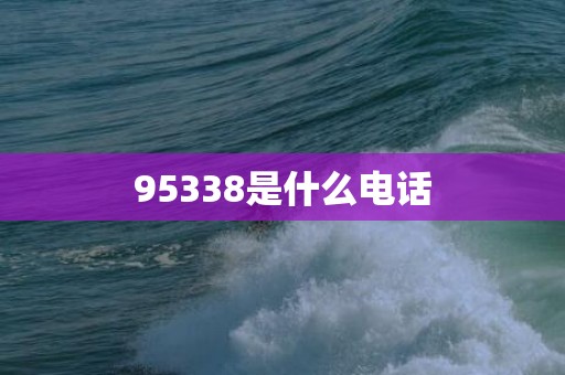 95338是什么电话