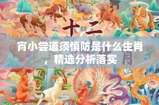 宵小尝道须慎防是什么生肖，精选分析落实