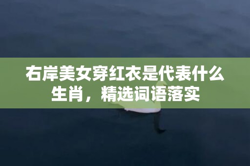 右岸美女穿红衣是代表什么生肖，精选词语落实