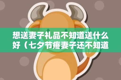 想送妻子礼品不知道送什么好（七夕节疼妻子还不知道送什么礼品）