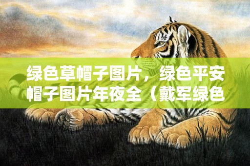 绿色草帽子图片，绿色平安帽子图片年夜全（戴军绿色帽子）