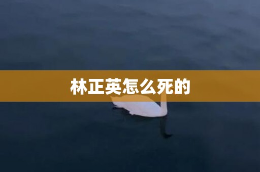 林正英怎么死的