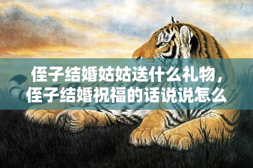侄子结婚姑姑送什么礼物，侄子结婚祝福的话说说怎么写好 祝福侄儿健康快乐的话
