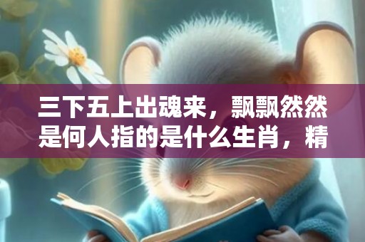 三下五上出魂来，飘飘然然是何人指的是什么生肖，精选解答落实