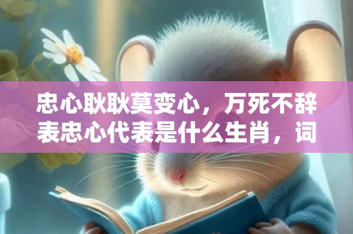 忠心耿耿莫变心，万死不辞表忠心代表是什么生肖，词语精选落实
