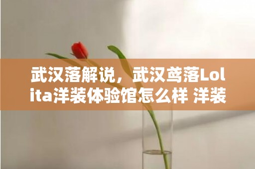 武汉落解说，武汉鸢落Lolita洋装体验馆怎么样 洋装好看吗