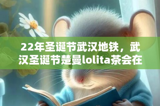22年圣诞节武汉地铁，武汉圣诞节楚曼lolita茶会在哪举办（地址+时间+购票入口）