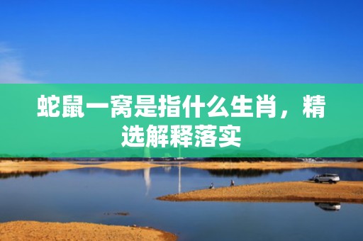 蛇鼠一窝是指什么生肖，精选解释落实